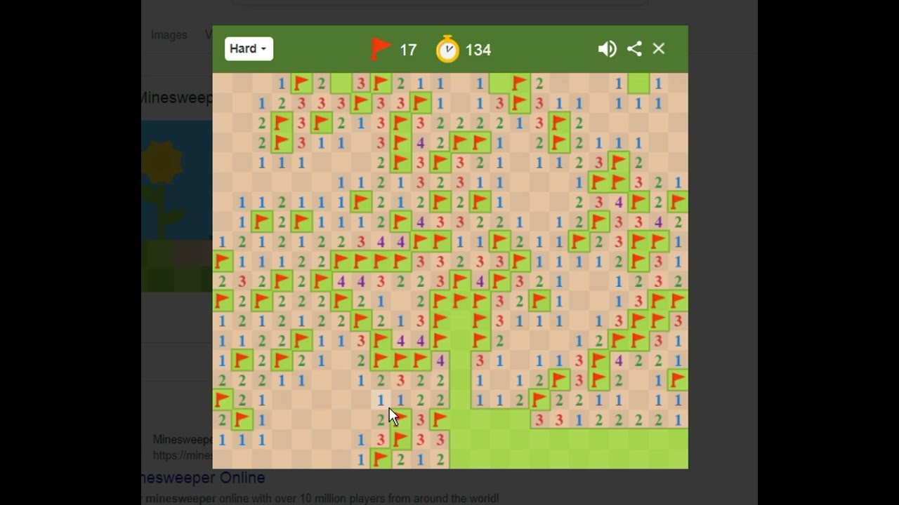 /RARE 8 / Google Minesweeper #204 HARD *8
