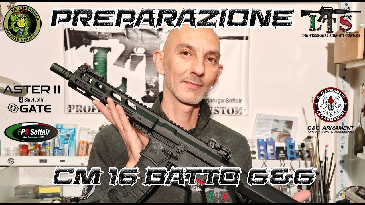 Preparazione CM16 Batto G&G - By La Tartaruga Softair LTS