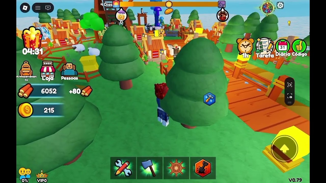 Jogo do Roblox com Dudda