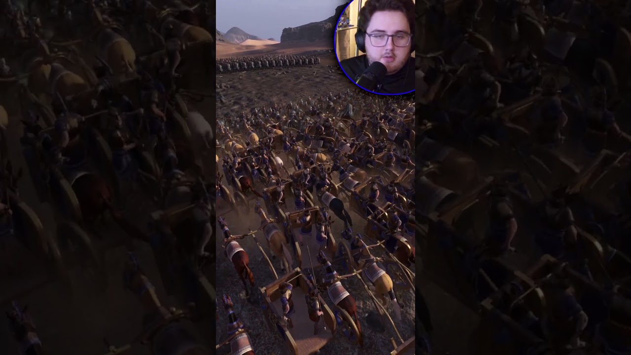 Использование формаций в Total War Pharaoh Dynasties #totalwarpharaoh #totalwar #gaming #egypt