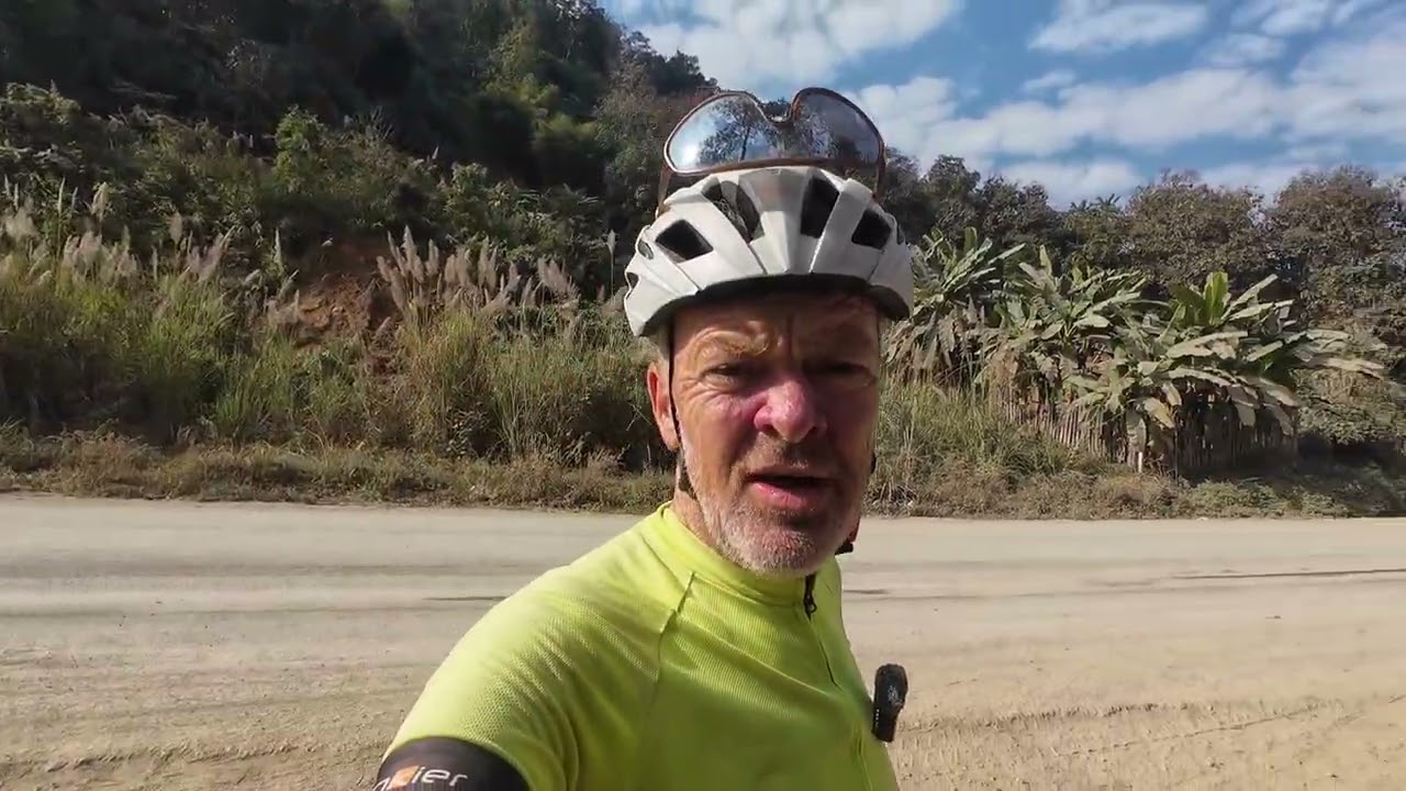 34th ride, Luang Prabang to Vieng Vien, Laos Day one of this three or four day ride to do 233 km