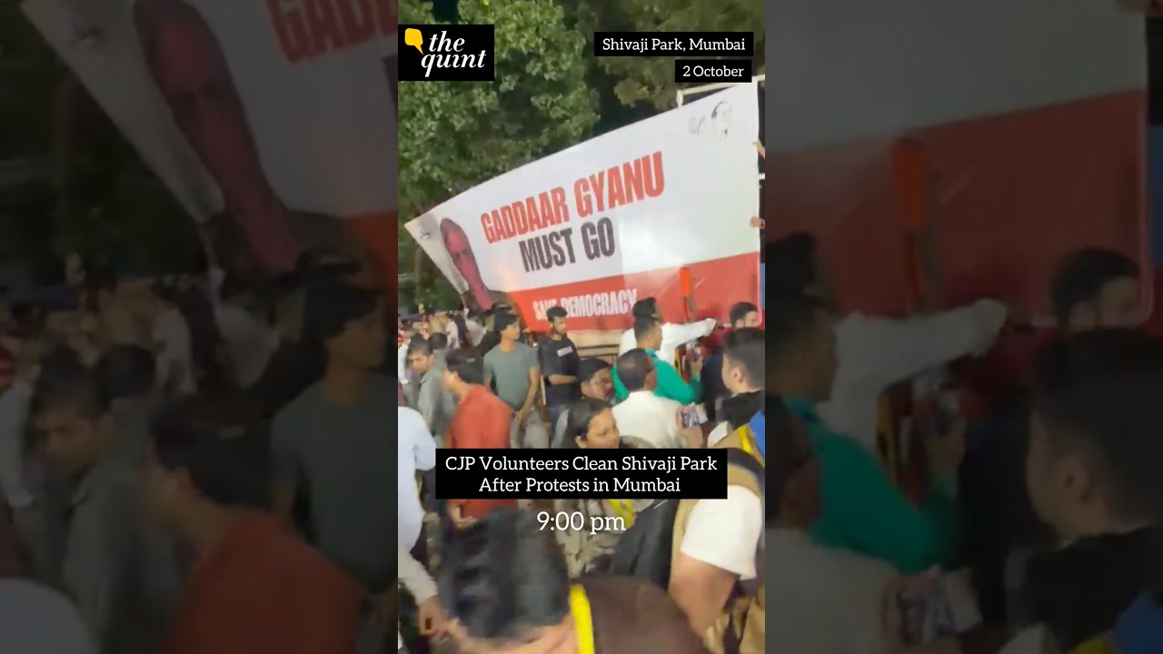 Volunteers Clean Shivaji Park as CJP's Mumbai Protest Ends