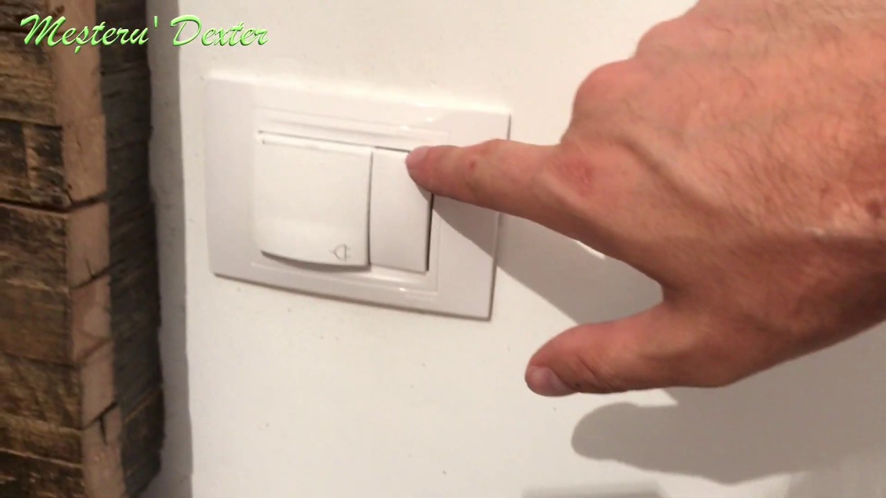 Montaj aparate modulare (modul 3 - priza si intrerupator)