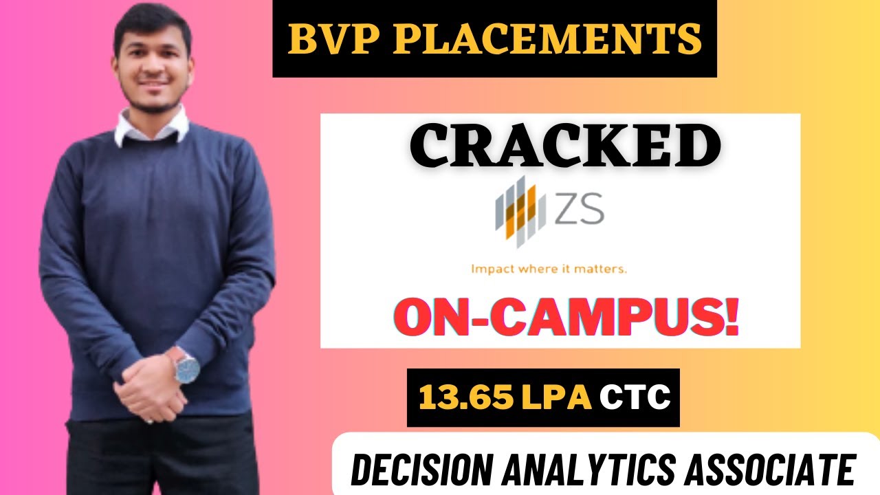 ZS Associates Interview Experience 🔥 | 13.65 LPA CTC | DAA Role | BVP Placements | Dream Company