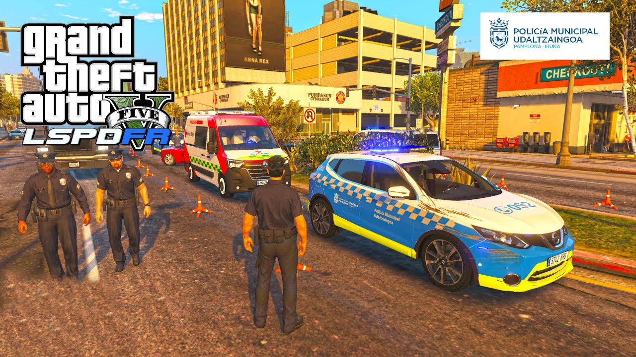 se ESTAMPA con OTRO VEHICULO  | PAMPLONA | LSPDFR #906