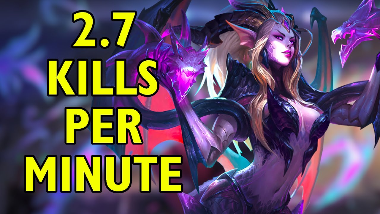This game has 2.7 Kills per minute in this crazy Zyra game! - 13.21