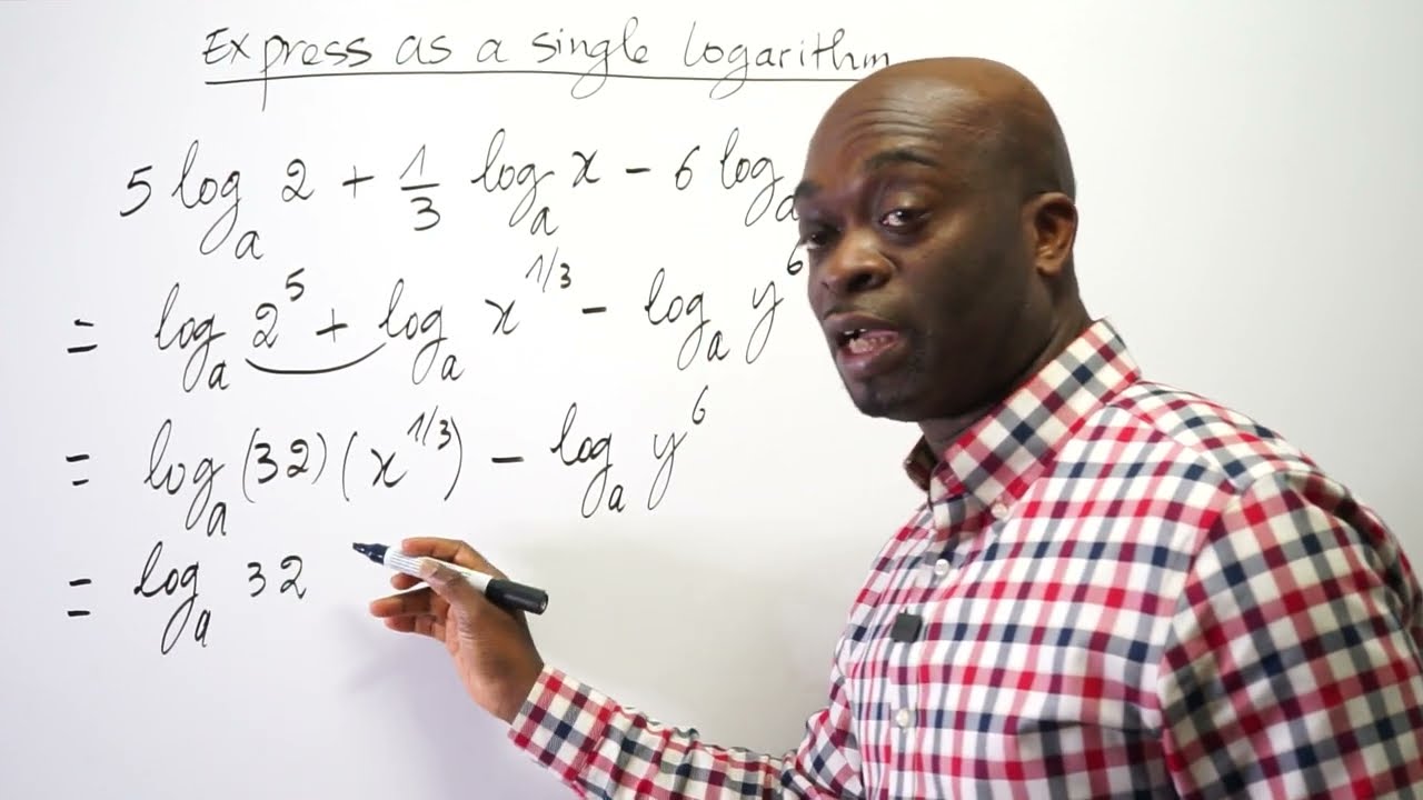 Writing Expressions As A Single Logarithm