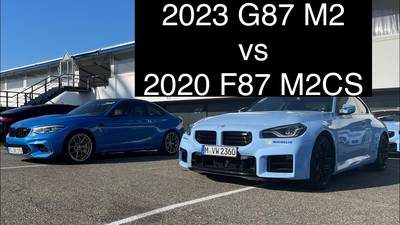 2023 G87 M2 vs 2020 F87 M2CS at Hockenheimring