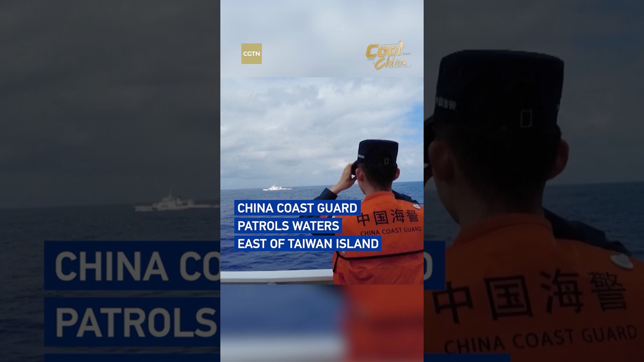 China Coast Guard patrols waters east of Taiwan Island #coolchina