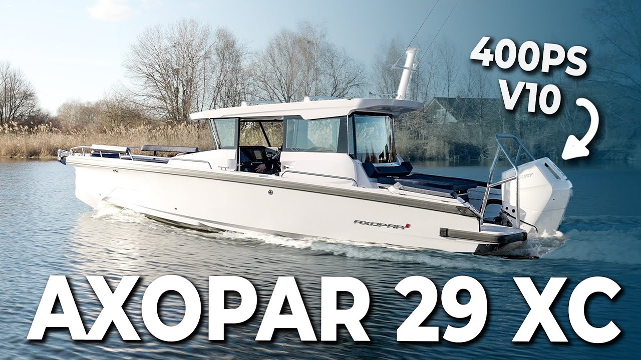 Unser Geheimtipp mit 400 PS & 10 Zylindern - Die Axopar 29XC 🌊