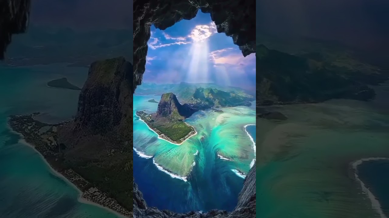 Mauritius underwater falls #destinations #travel #travelphotography #landscape #traveladdict