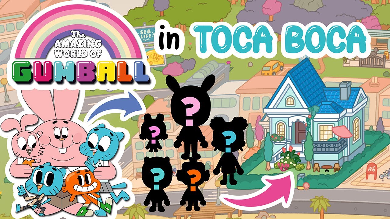 The AMAZING WORLD of GUMBALL Family House Bohemian Cute not FREE TOCA BOCA WORLD House Ideas