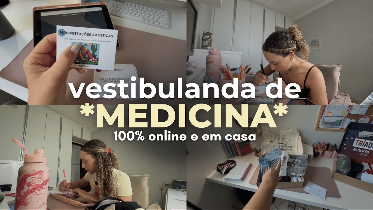 rotina de vestibulanda ☕📚 STUDY VLOG + atualiza&ccedil;&otilde;es sobre o processo
