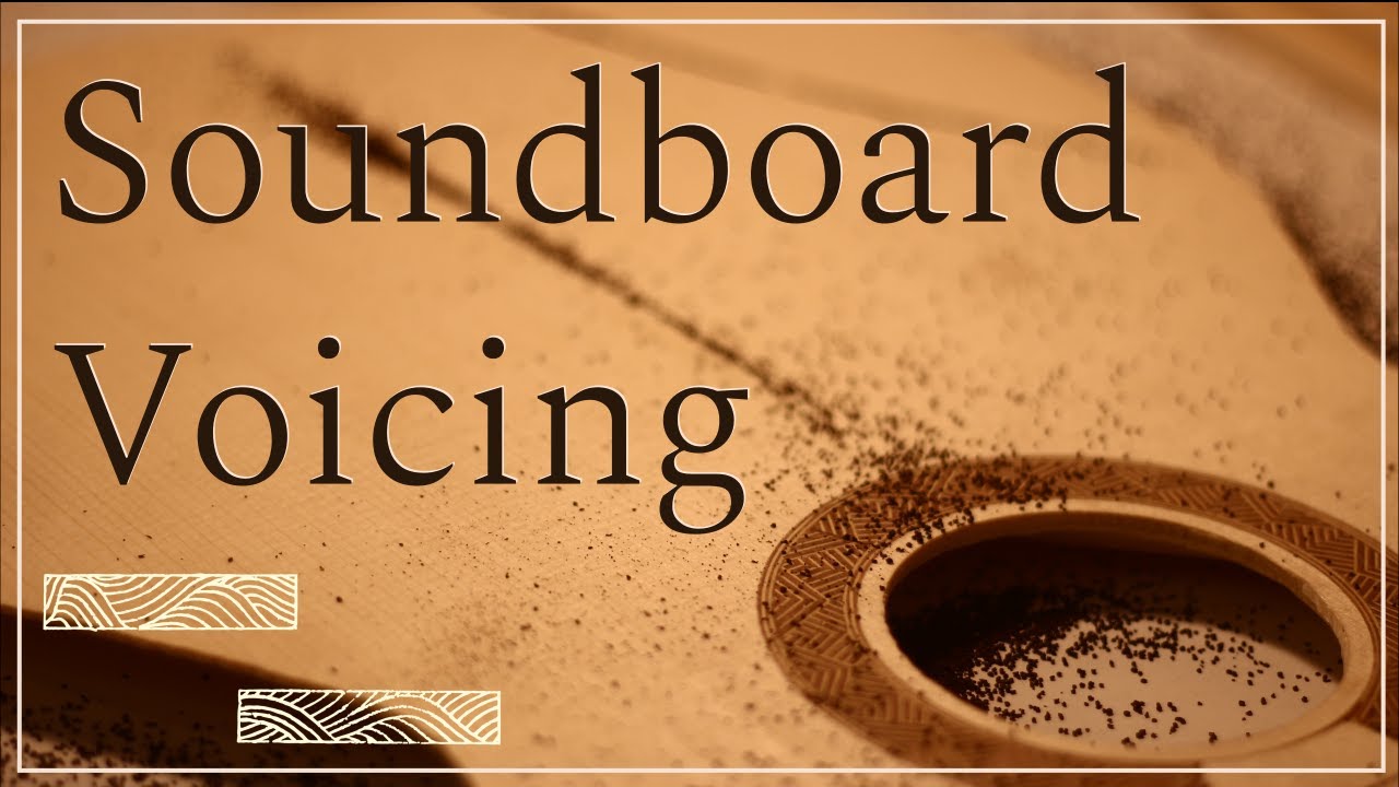 Bracing and Voicing the Soundboard: a Modern Classical Guitar build