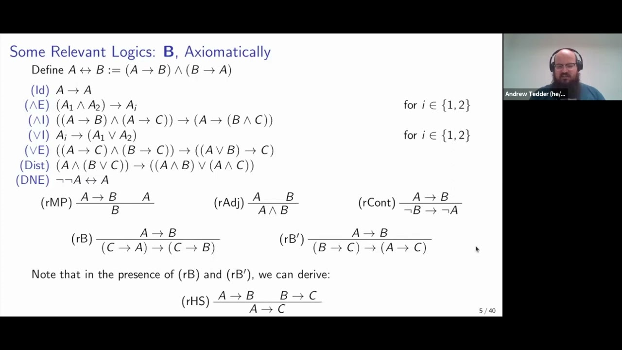 Andrew Tedder – Negated Implications in Connexive Relevant Logics