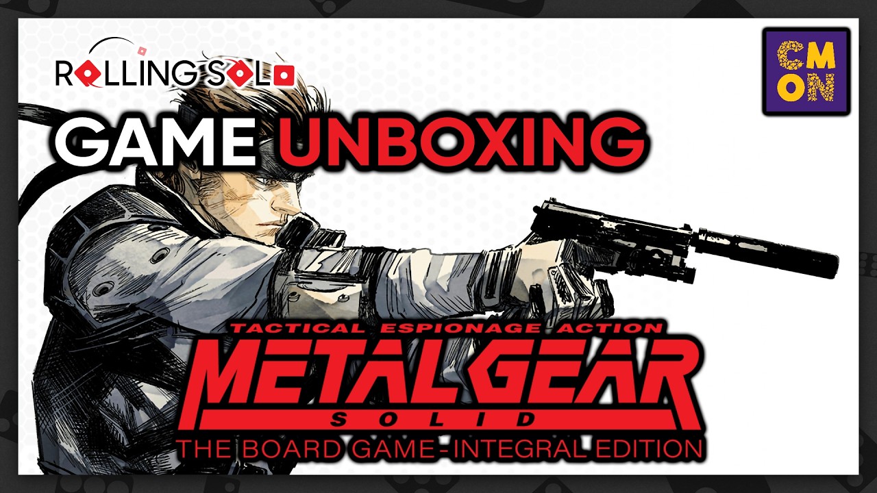Metal Gear Solid: The Board Game | Game Unboxing