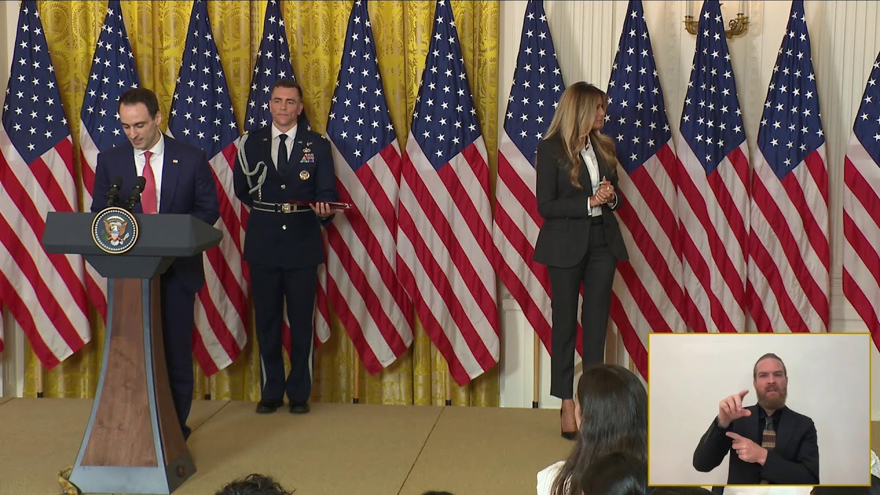 First Lady Melania Trump Participates in the Presidential AI Challenge National Champions Awards