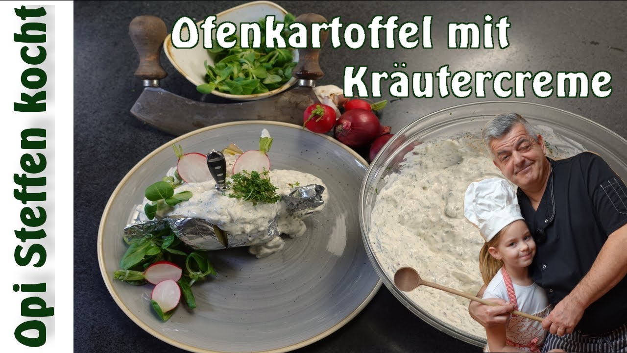 Ofenkartoffel mit Kräutercreme-so wird´s perfekt !