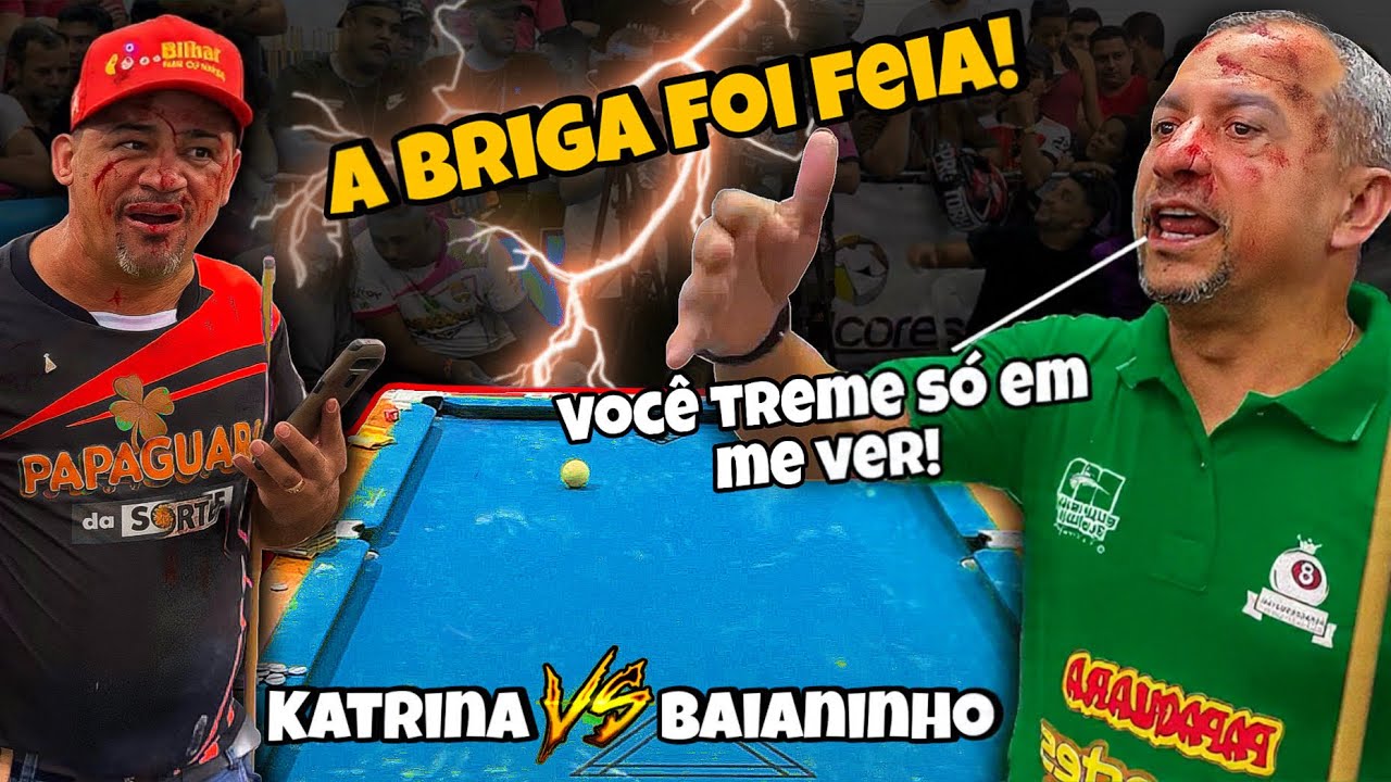 BAIANINHO ULTRAPASSOU SEUS LIMITES E FOI COM TUDO PRA CIMA DO KATRINA - PEGOU FOGO
