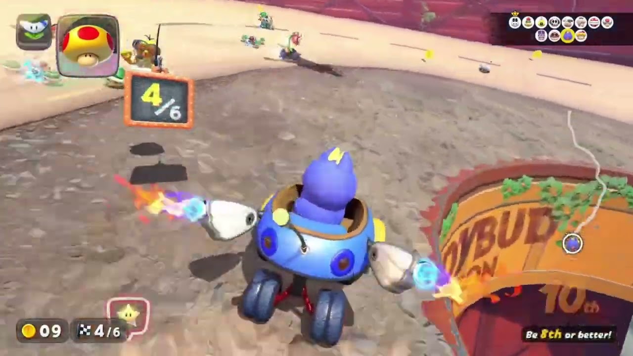 “N00b Girlfriend vs Mario Kart World Knockout Tour (This Got Intense)”