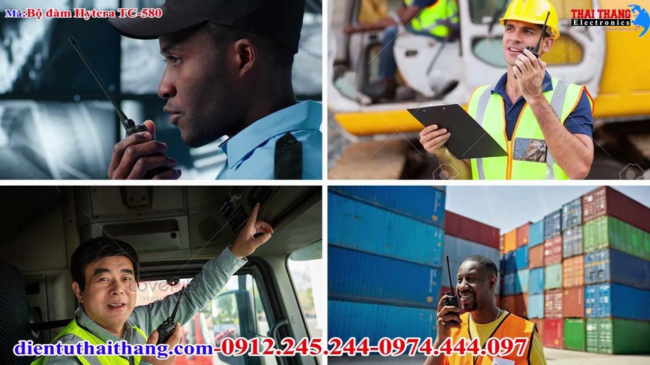 Test thử Máy bộ đàm chính hãng Hytera TC-580 siêu rẻ,thành phố 1-3km,âm thanh rõ ràng ,cho bảo vệ