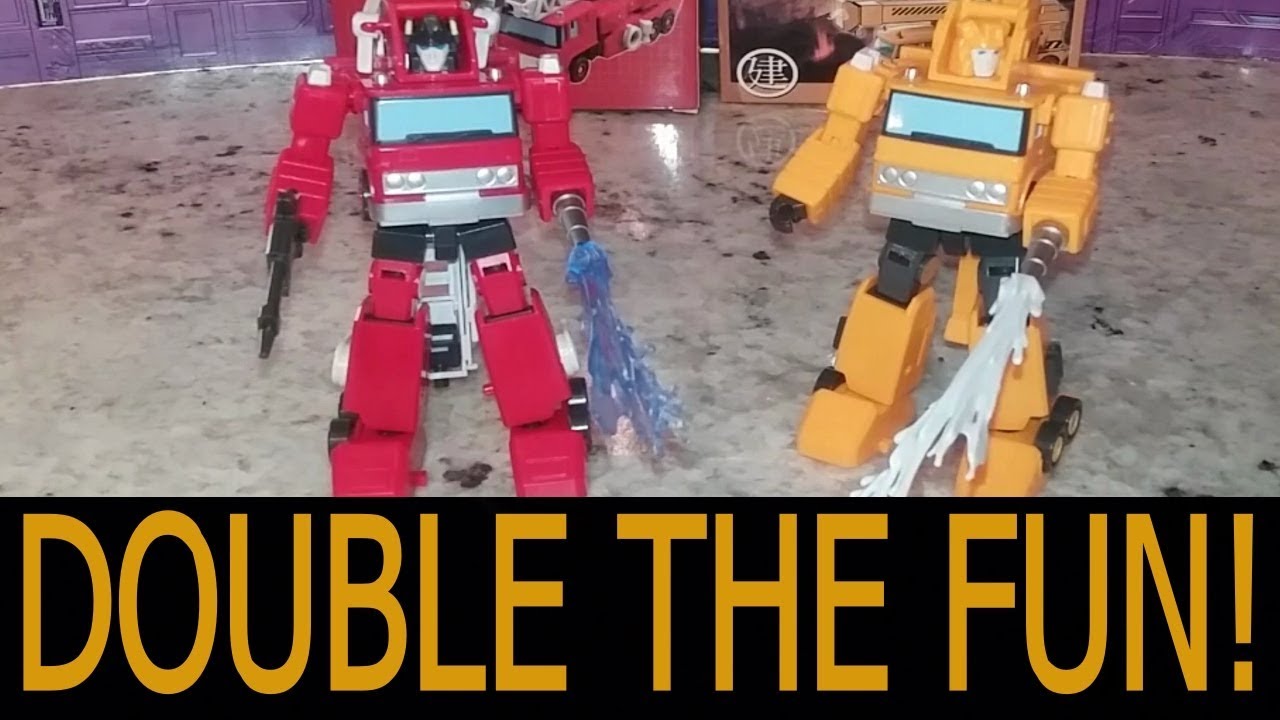 MFT MF-45 & MF-46 Fire Engine Inferno & Crane Grapple Set