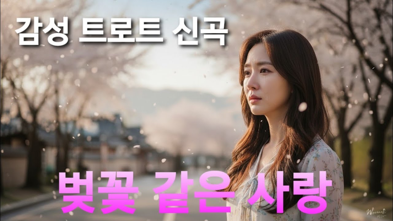 벚꽃 같은 사랑 🌸 | 가슴을 울리는 감성 트로트 | 봄에 듣기 좋은 트로트