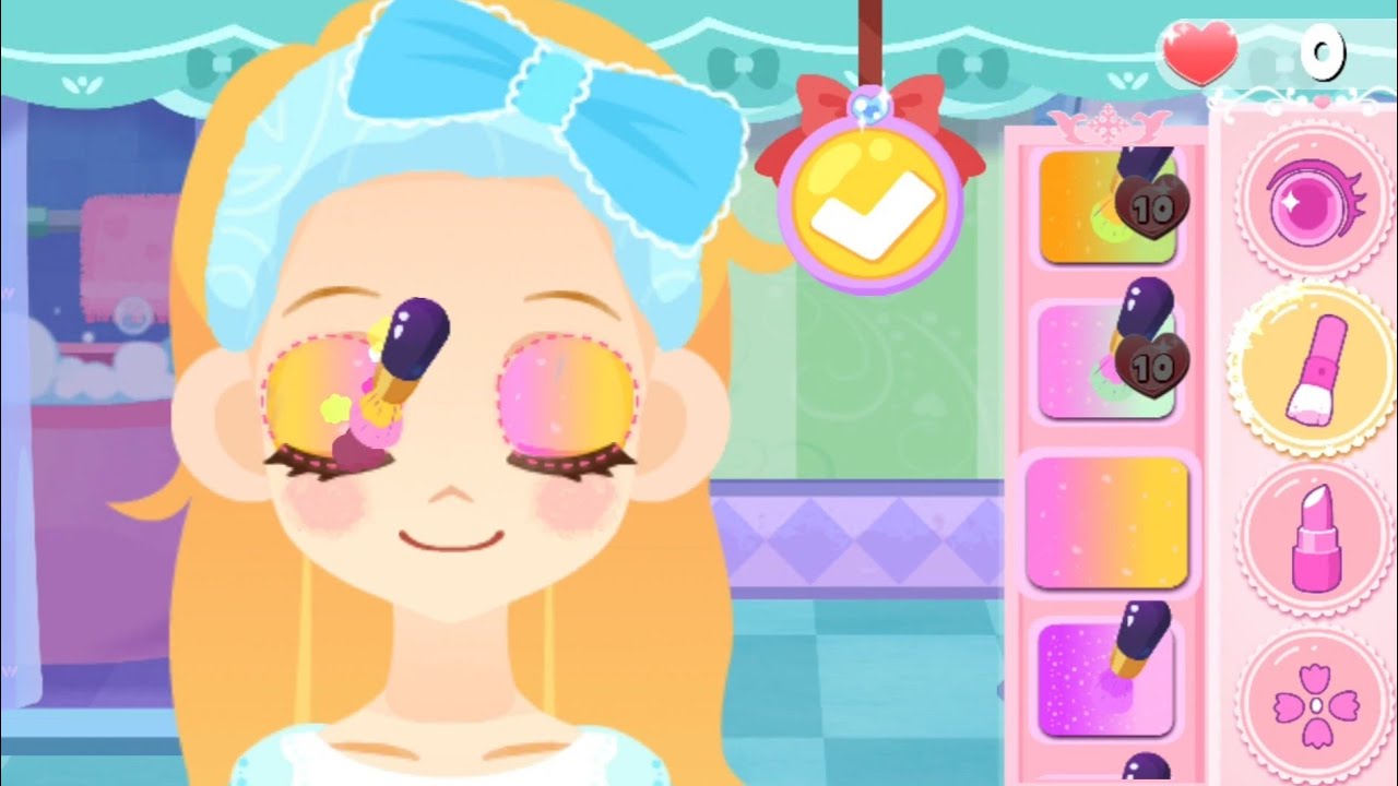 Jogando Maquiagem da Princesa | Playing Princess Makeup