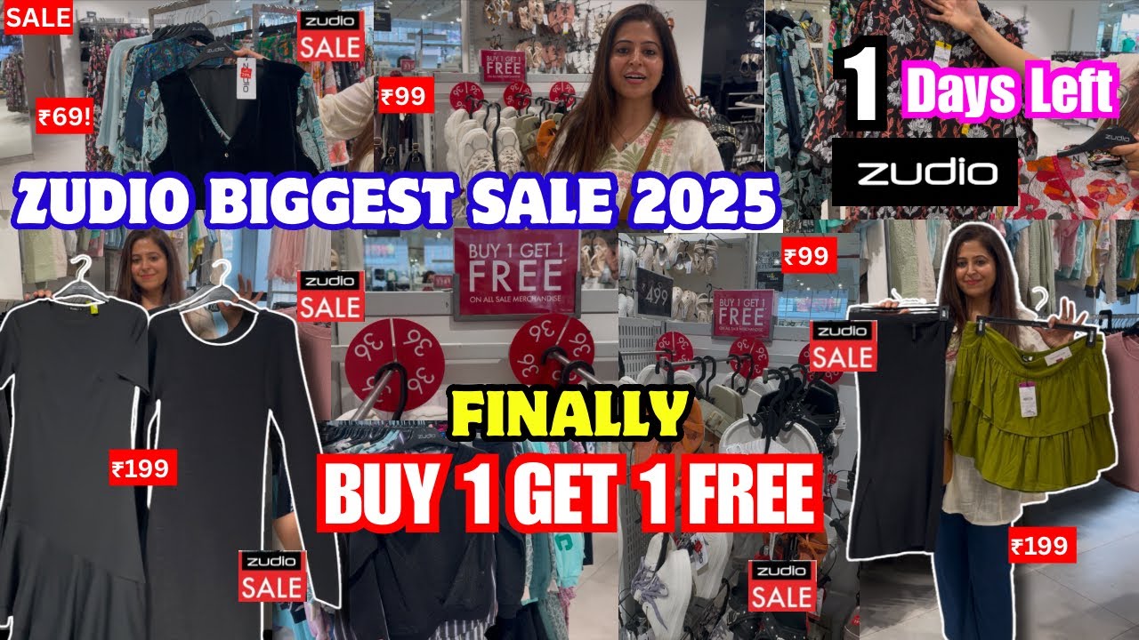 Zudio sale 2025 | zudio sale | ZUDIO BUY 1 GET 1 FREE  | zudio shopping | Summer collection | ZUDIO