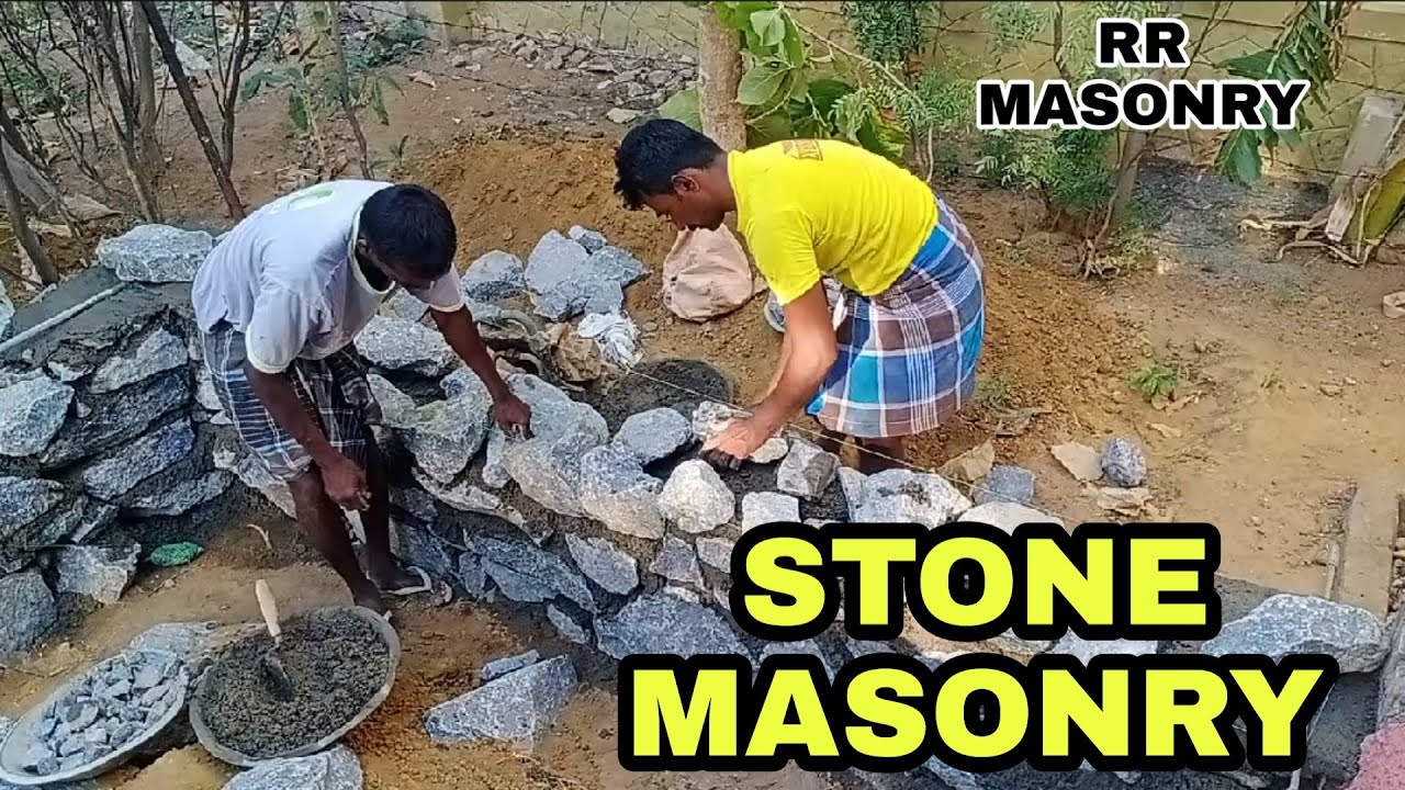 Stone Masonry | RR Masonry | Foundation construction | Sree Hari Constructions
