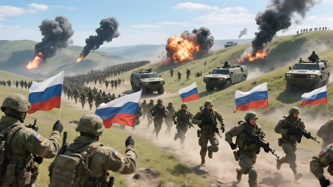Tragic End for 12,700 Russian Special Forces Trying to Attack Through Kursk Mountains - ARMA 3 Game
