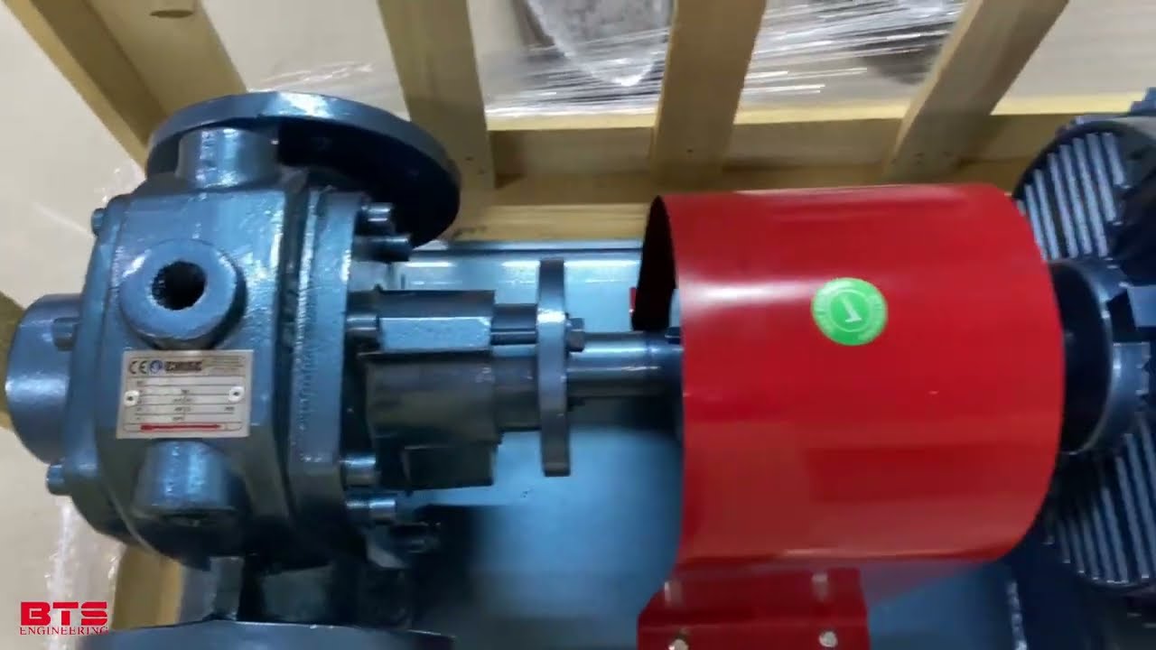 Шестеренчатий насос для нерафінованої соняшникової олії EMSE EDP 1030, DN80, 30 м3/год 3 бар 7,5 кВт