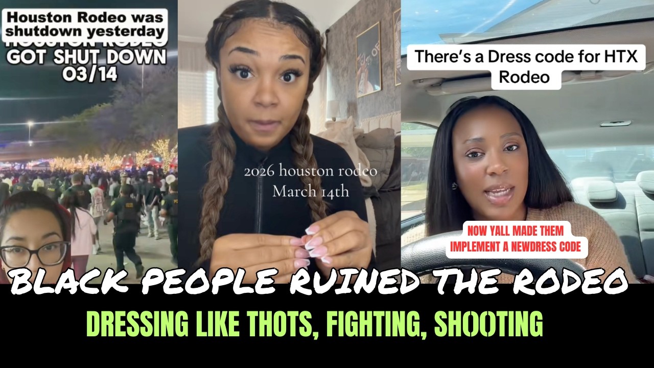 Black People Ruined The Houston Rodeo Experience... Dressing Like Thots, Fighting...