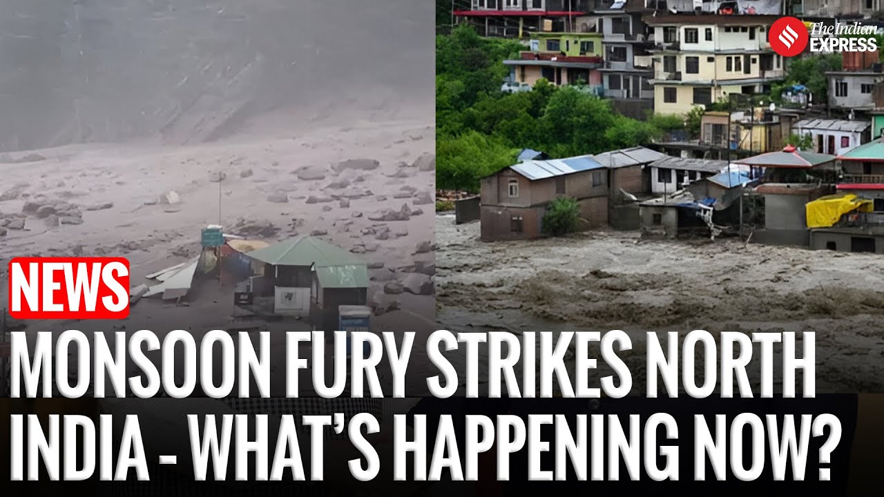 Is North India Reeling Under Monsoon Fury? Red Alerts, Landslides, and Washed-Out Bridges
