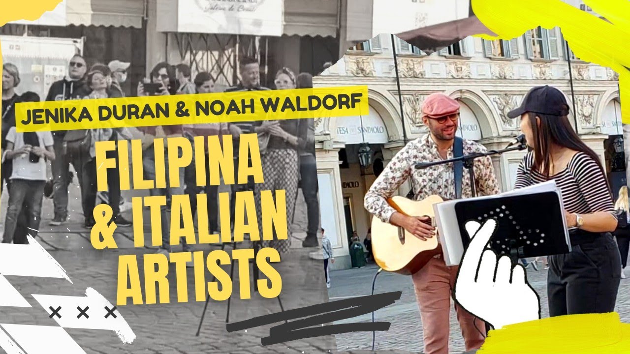 Piazza San Carlo Busking Highlights | Jenika Duran & Noah Waldorf