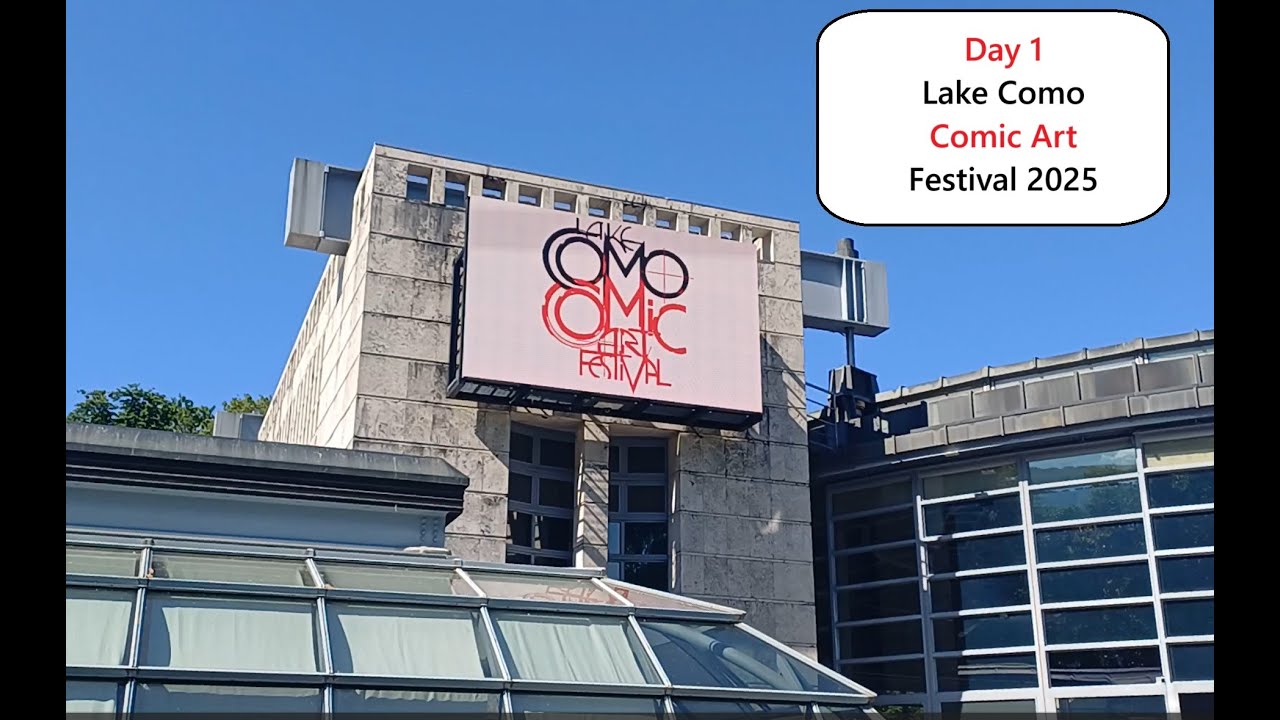Giorno 1 al Lake Como Comic Art Festival 2025 - Day 1 LCCAF