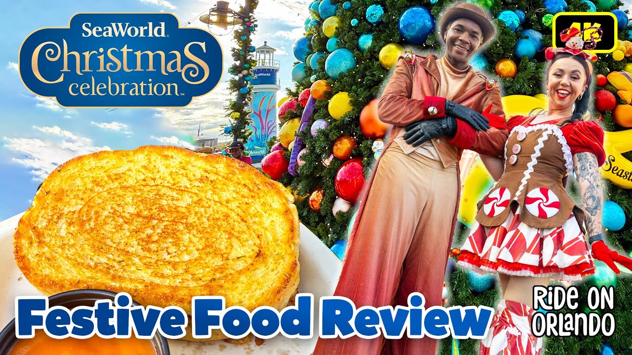 SeaWorld Christmas Celebration 2024 - Festive Food Reviews