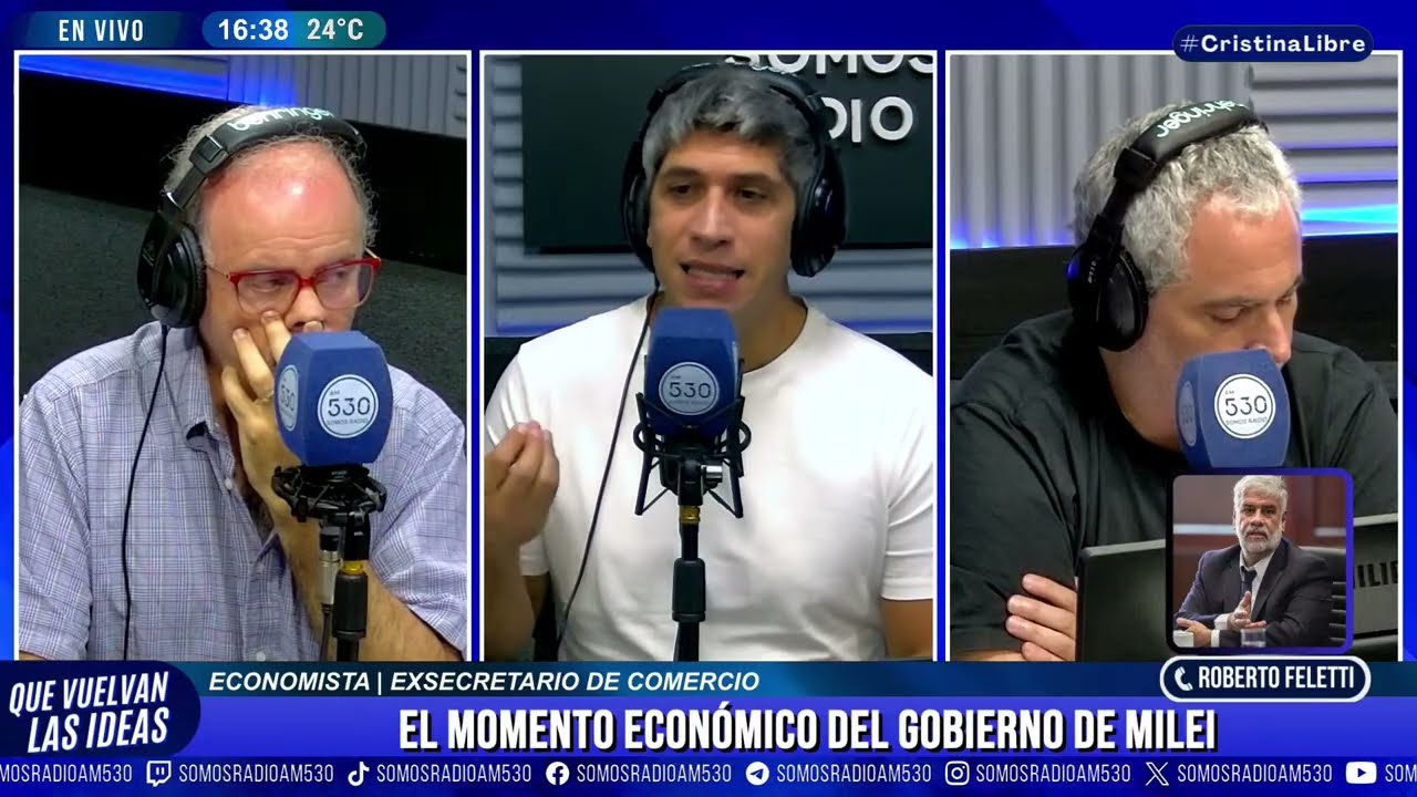 La ALARMANTE SITUACIÓN ECONÓMICA del GOBIERNO de JAVIER MILEI: ROBERTO FELETTI en QVLI