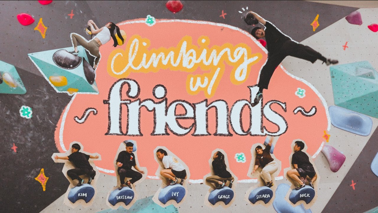 climbing vlog +| friends! 🥰 | p.o.c. social night pt 2 | gracedoingthings