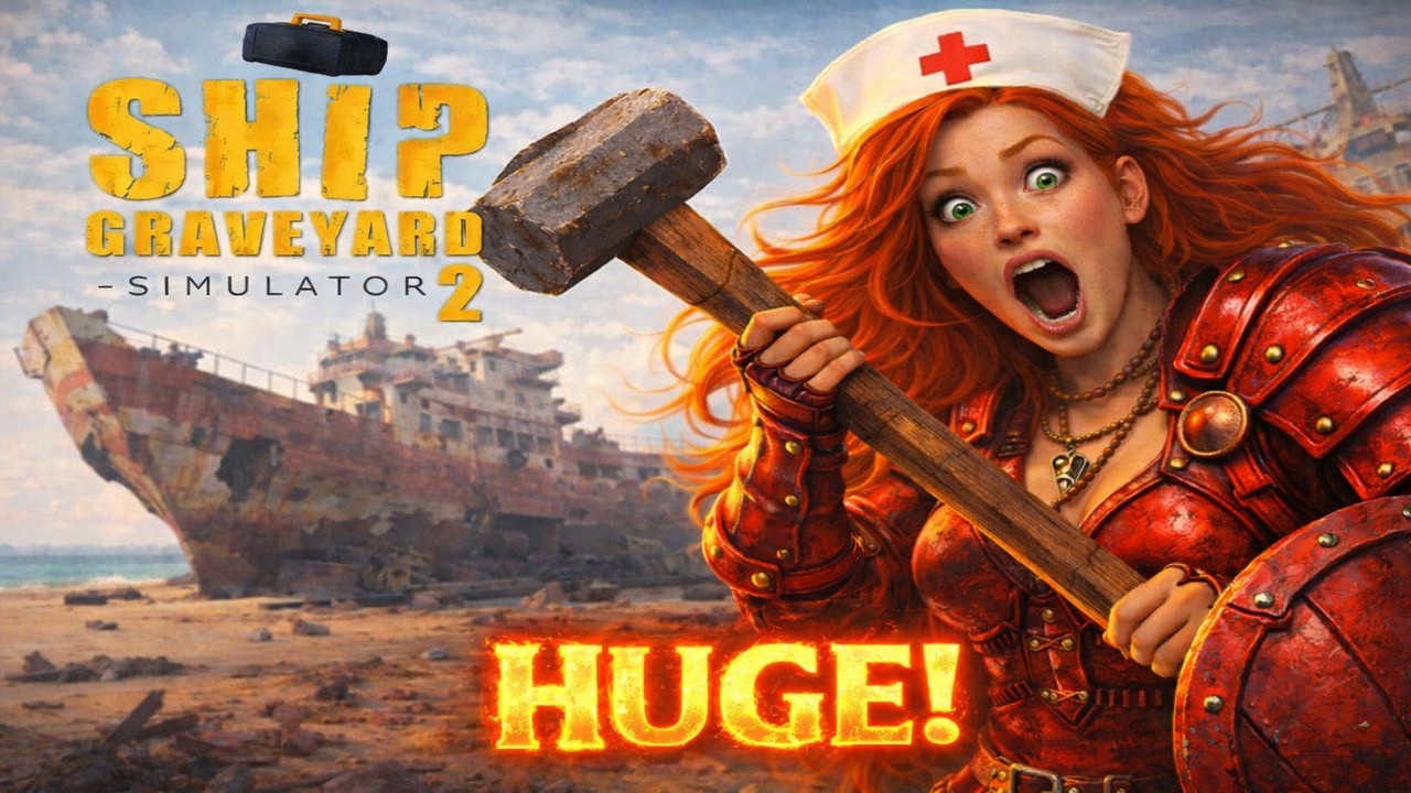 Ship Graveyard Simulator 2 | Medical ships, lets smash it! 💉🔨