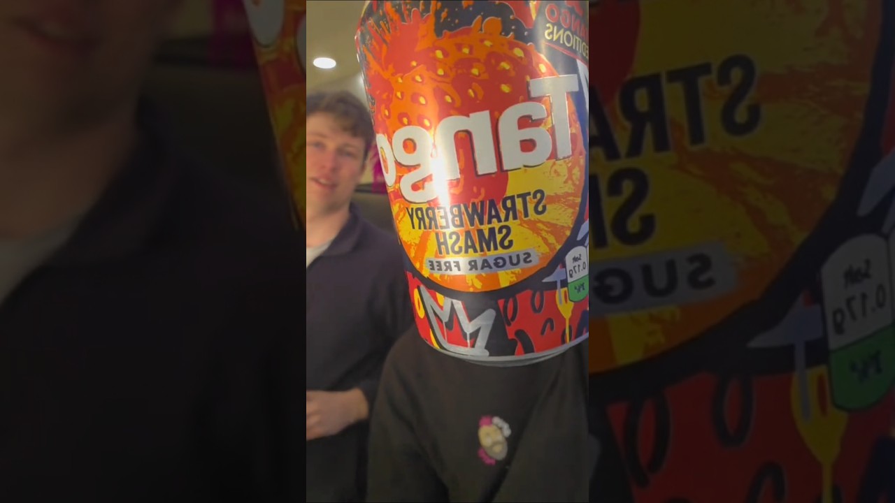 New Tango flavour.. Smash or pass || #spudman #drink #tango
