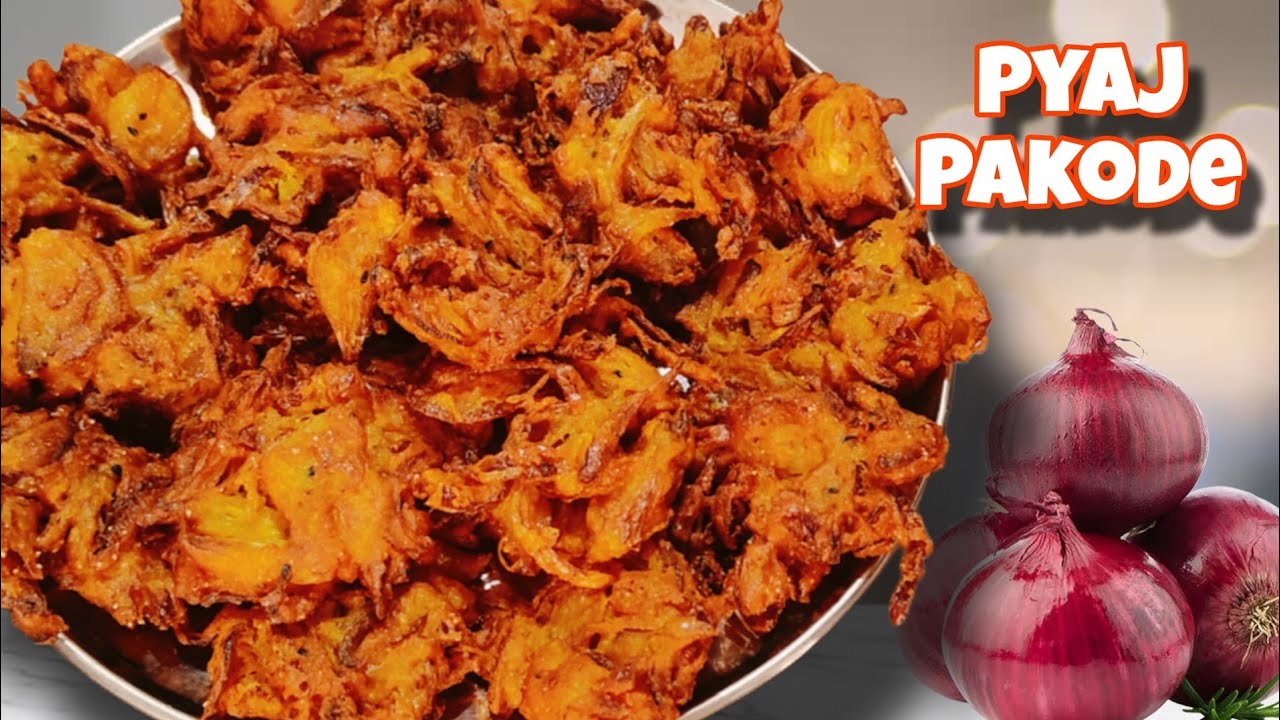 Crispy Pyaj Ke Pakode Recipe | Baarish Special Onion Pakoda | Easy Pakora Recipe