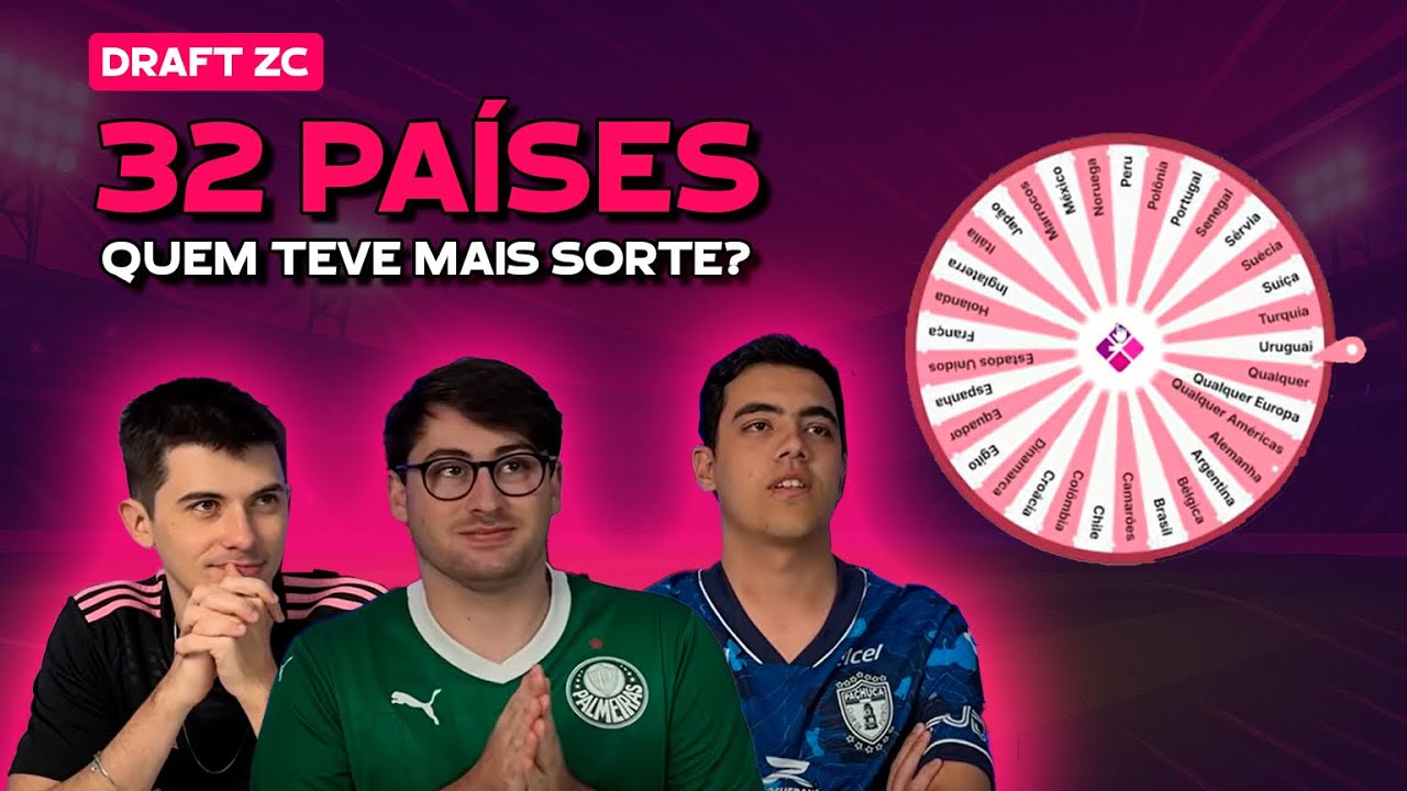 QUEM MONTOU A MELHOR SELEÇÃO USANDO A ROLETA? | Draft ZC