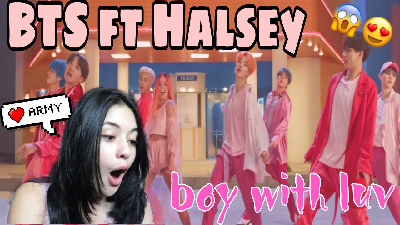 REACCIÓN A BTS ft HALSEY - BOY WITH LUV !