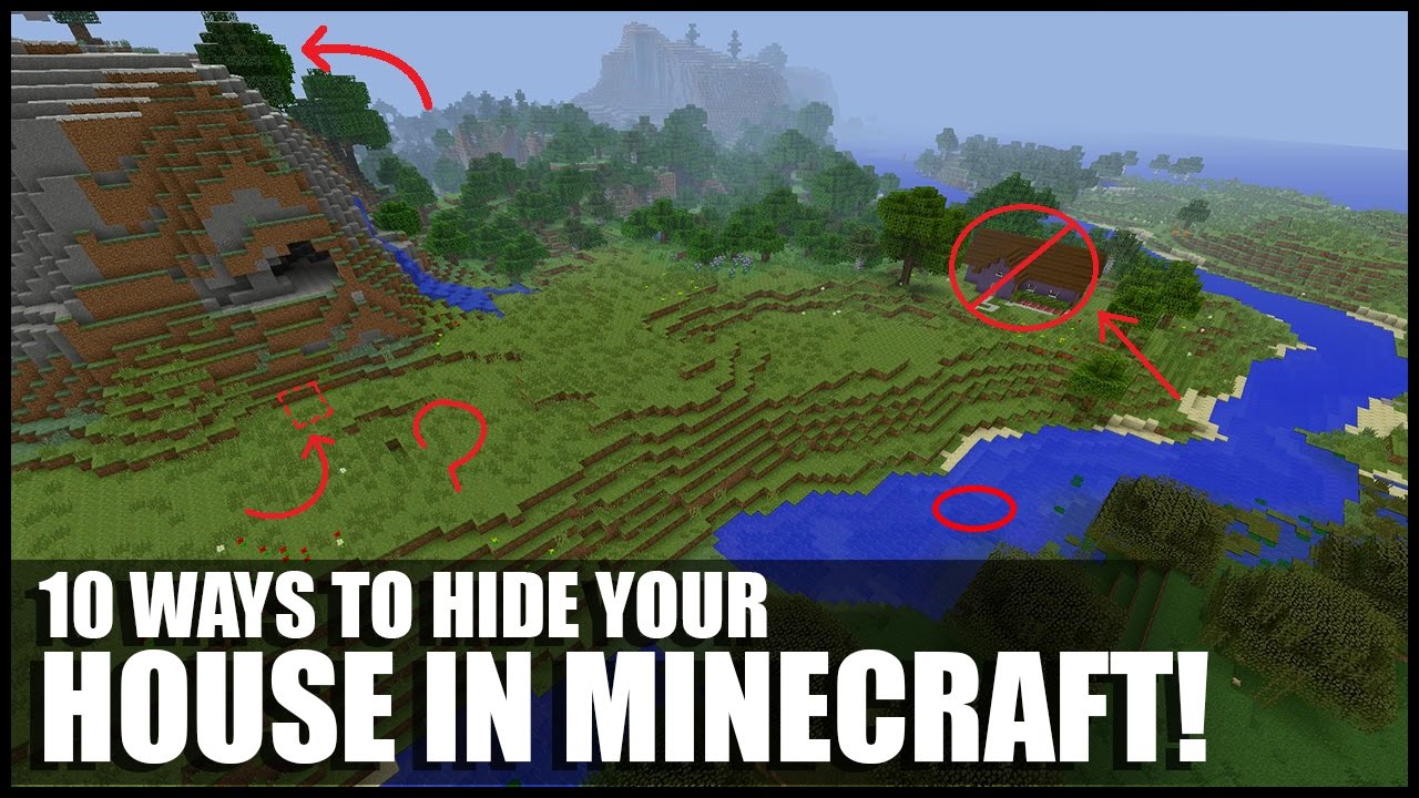 10 Ways To Hide Your House In Minecraft