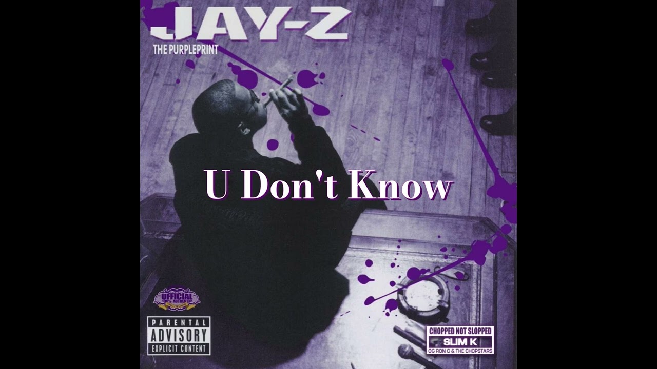 U Don't Know - Jay Z / Chopstars / DJ Slim K ( Chopnotslop Remix)
