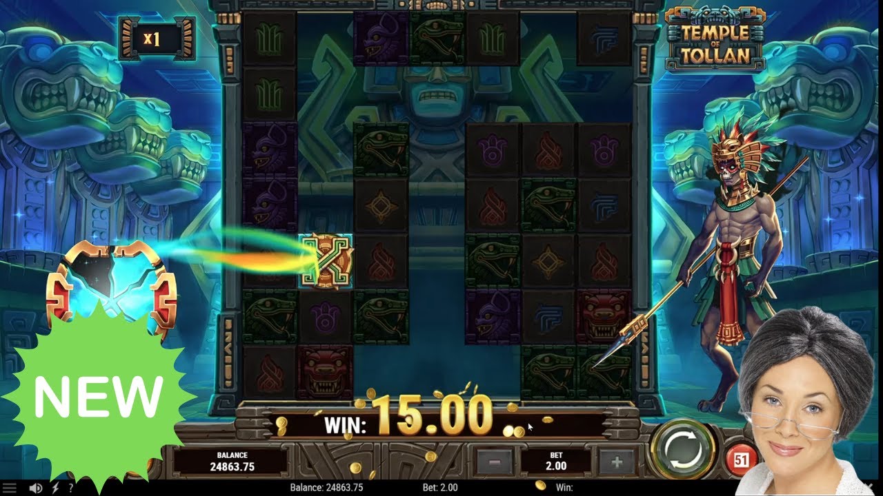 NEW--TEMPLE OF TOLLAN --PLAYNGO !! #newslots