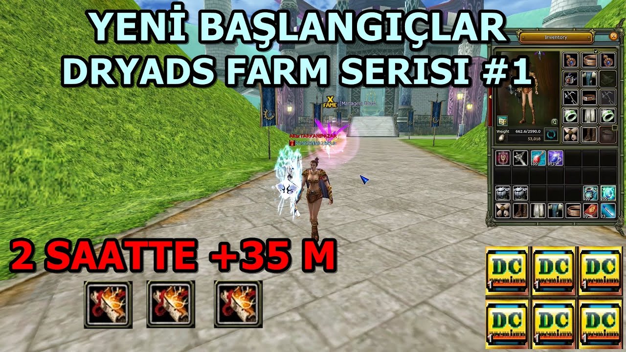 2 SAATTE 19 BUS ? - KNIGHT ONLINE DRYADS FARM MACERASI #1