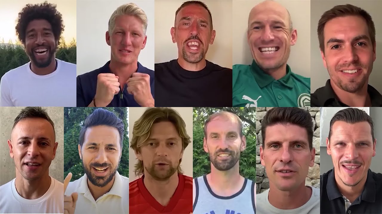 Schweinsteiger, Robben and Co. | Greetings from the treble winners 2013 | FC Bayern