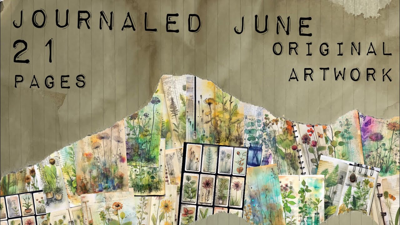 Journaled June - a digital by Stash of Dave (Dash of Dave)